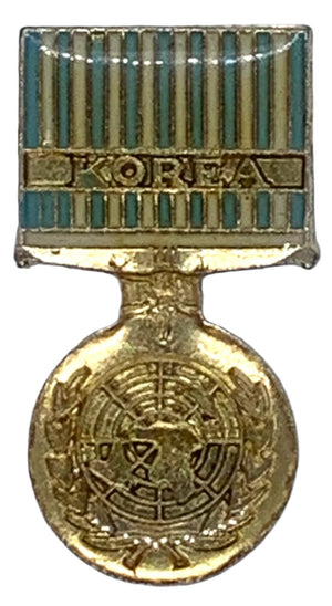 Korea U.N. Service Medal Pin