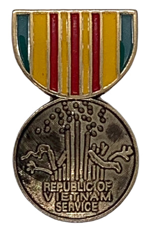 Vietnam Service Medal Pin