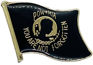 POW-MIA Flag Pin