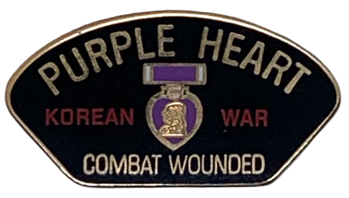 Korean War Purple Heart Pin