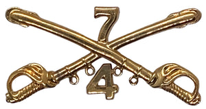 U.S. Army 4th Squadron 7th Cavalry Pin