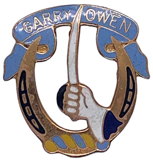 7th Cavalry Division Garry Owen Insignia Pin