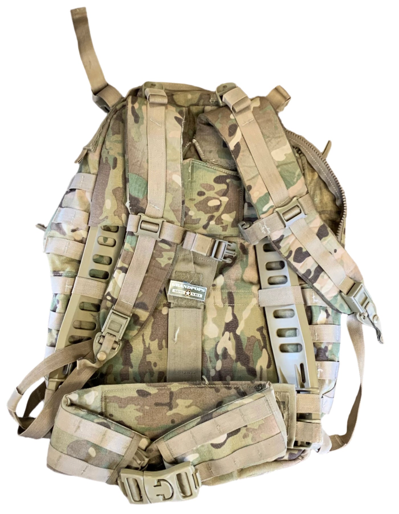 U.S. Army MultiCam MOLLE II Medium Rucksack USED – GRANDPOPSARMYNAVY