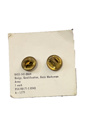 Vietnam War ERA U.S. Army Basic Marksman Qualification Badge Pin