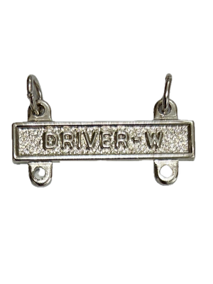 U.S. Army DRIVER-W Qualification Bar