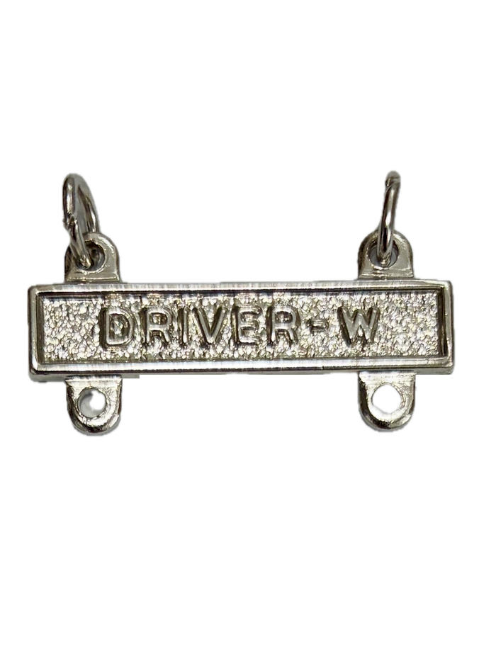U.S. Army DRIVER-W Qualification Bar