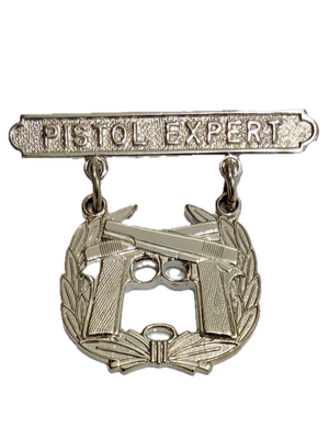 U.S. Marine Corps PISTOL EXPERT Qualification Badge Pin