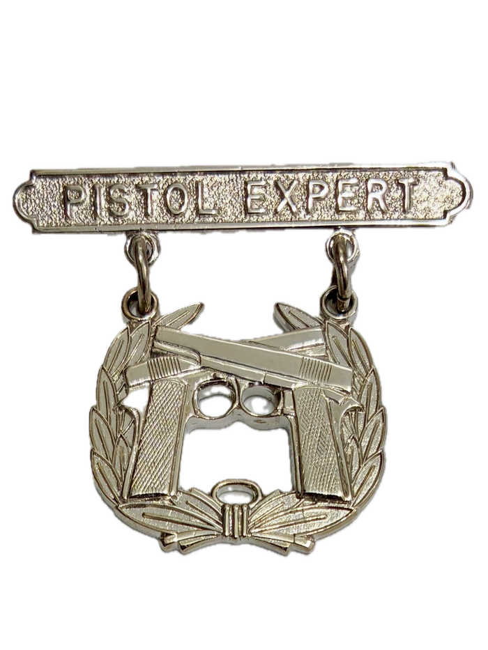 U.S. Marine Corps PISTOL EXPERT Qualification Badge Pin