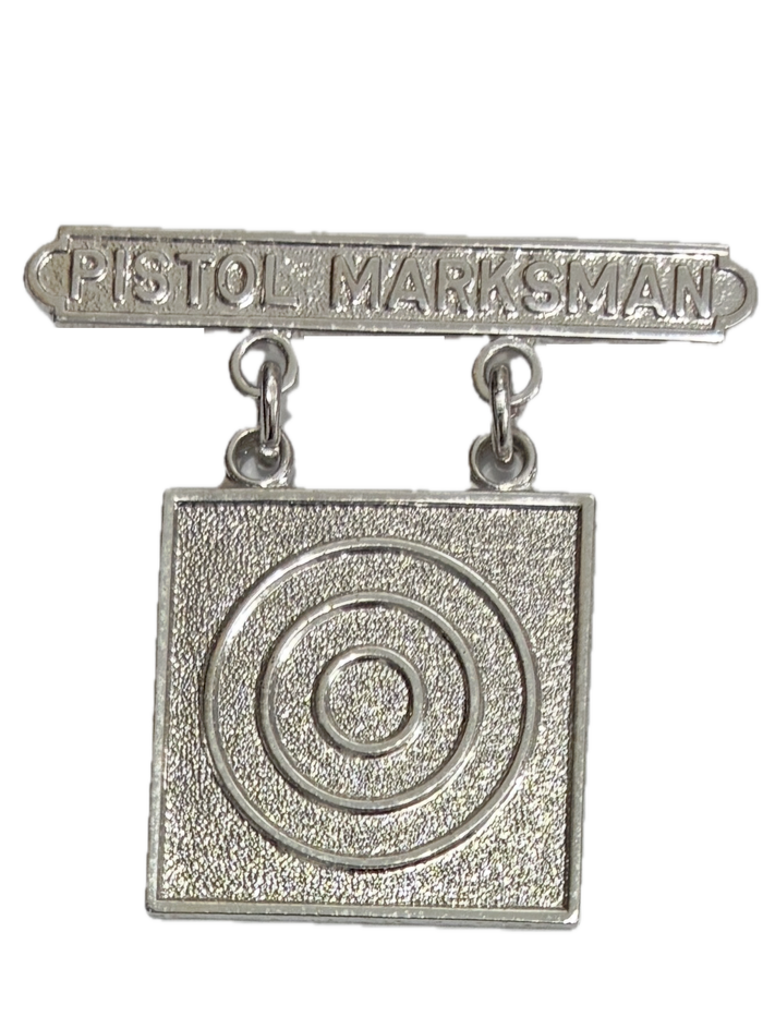 U.S. Marine Corps PISTOL MARKSMAN Qualification Badge Pin