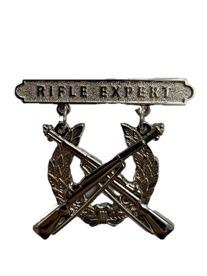 U.S. Marine Corps RIFLE EXPERT Qualification Badge Pin