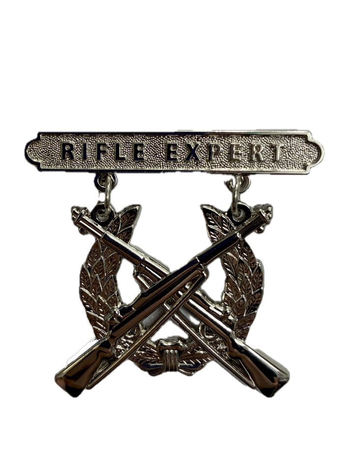 U.S. Marine Corps RIFLE EXPERT Qualification Badge Pin