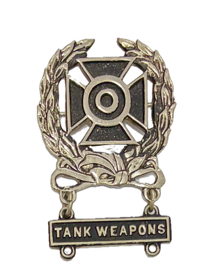 U.S. Army Expert Shooter TANK WEAPONS Qualification Badge Pin