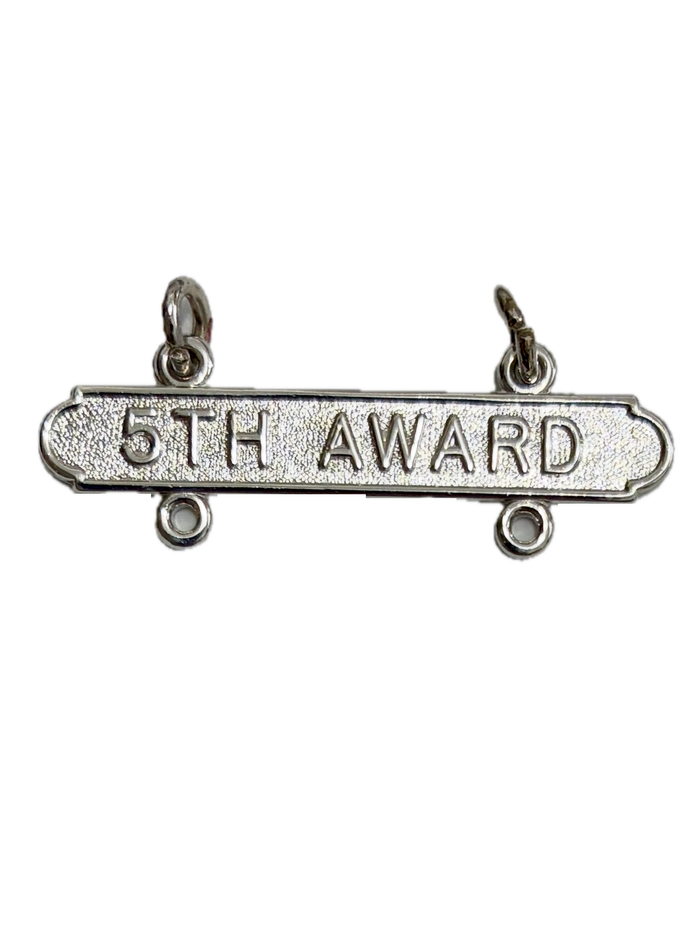 U.S. Marine Corps Rifle 5TH AWARD Requalification Bar