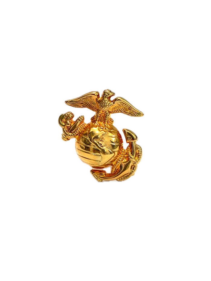 USMC EGA Right Gold Hat Pin