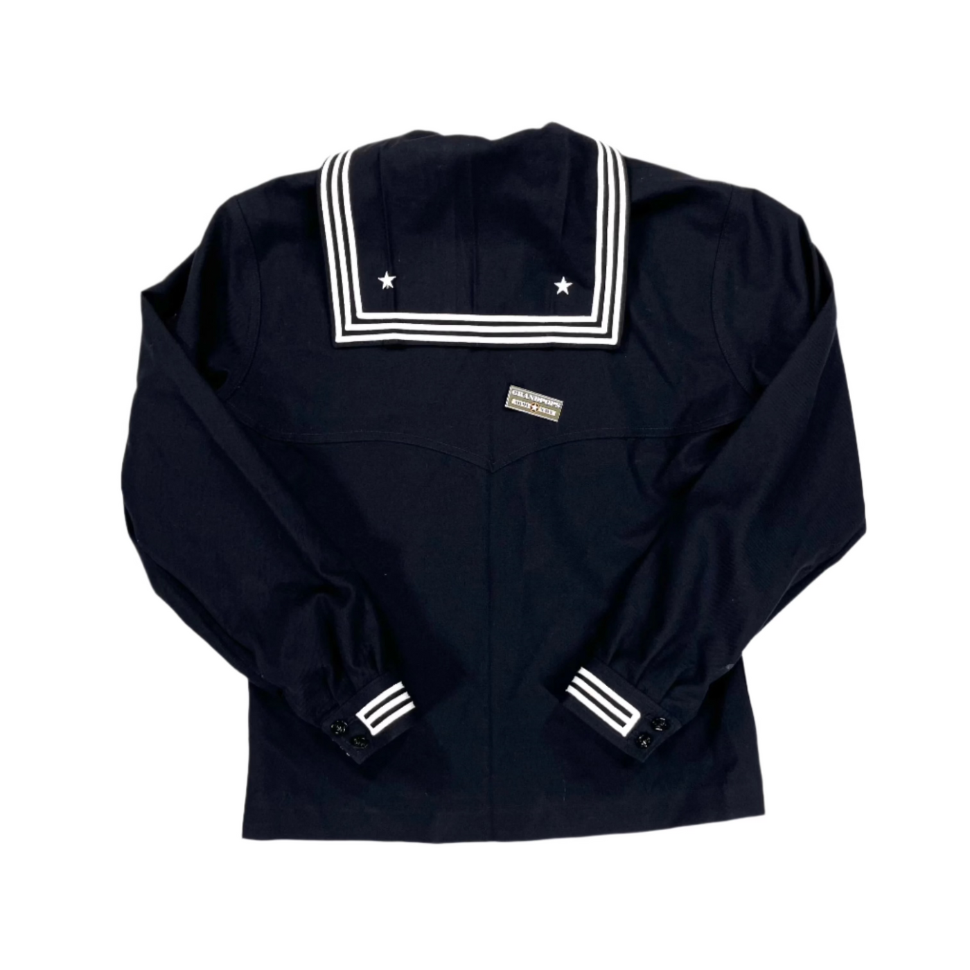 U.S. Navy Womens Blue Dress Jumper 100% Wool Cracker Jack Uniform Top U.S. Navy Womens Blue Dress Jumper 100% Wool Cracker Jack Uniform Top