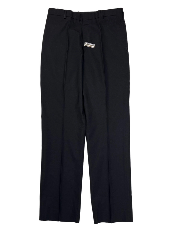 U.S. Navy Black Dress Trousers 75/25 PolyWool Blend Uniform Pants U.S. Navy Black Dress Trousers 75/25 PolyWool Blend Uniform Pants
