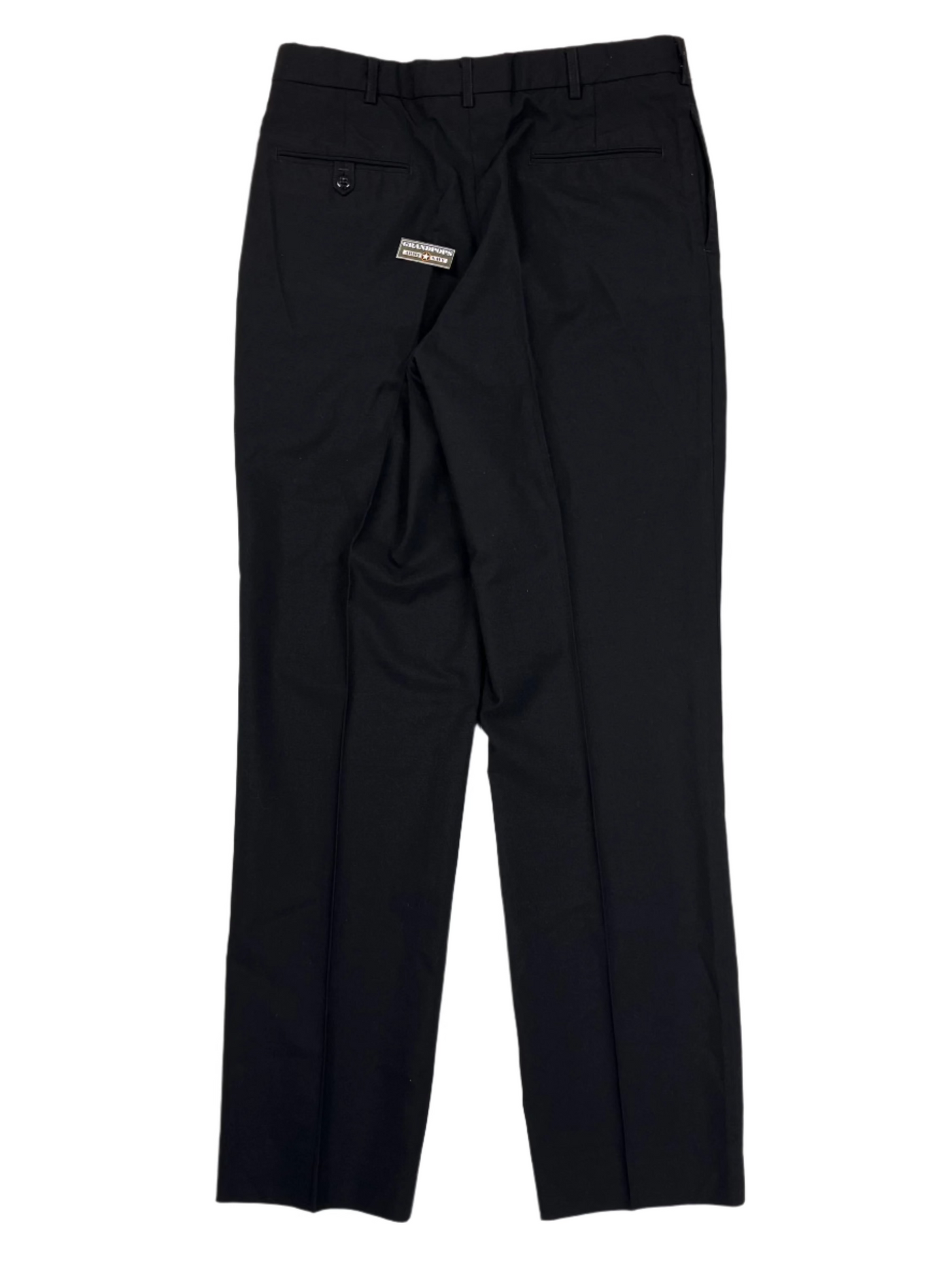 U.S. Navy Black Dress Trousers 75/25 PolyWool Blend Uniform Pants GRANDPOPSARMYNAVY U.S. Navy Black Dress Trousers 75/25 PolyWool Blend Uniform Pants GRANDPOPSARMYNAVY