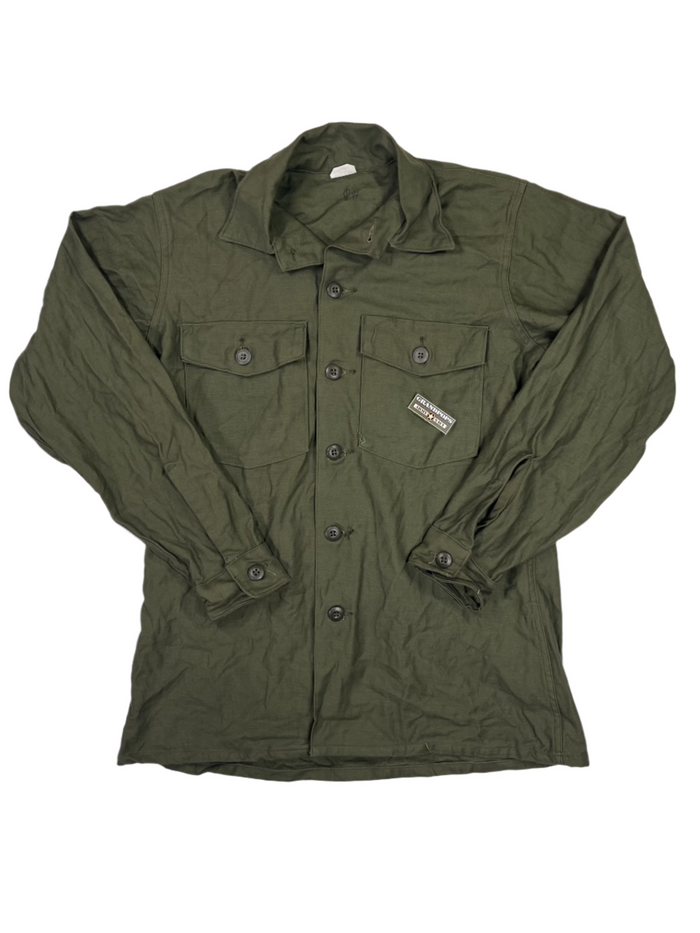 U.S. Vietnam War Original OG107 Sateen Cotton Utility Shirt