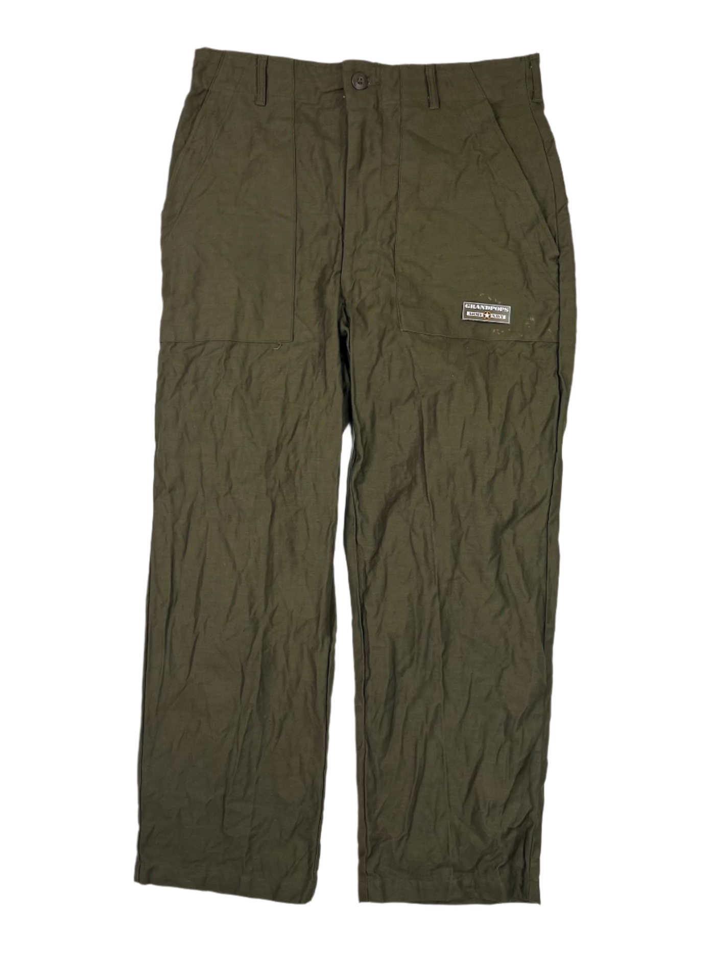 U.S. Vietnam War Original OG-107 Sateen Cotton Utility Trousers U.S. Vietnam War Original OG-107 Sateen Cotton Utility Trousers