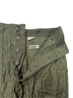 U.S. Vietnam War Original OG107 Sateen Cotton Utility Trousers