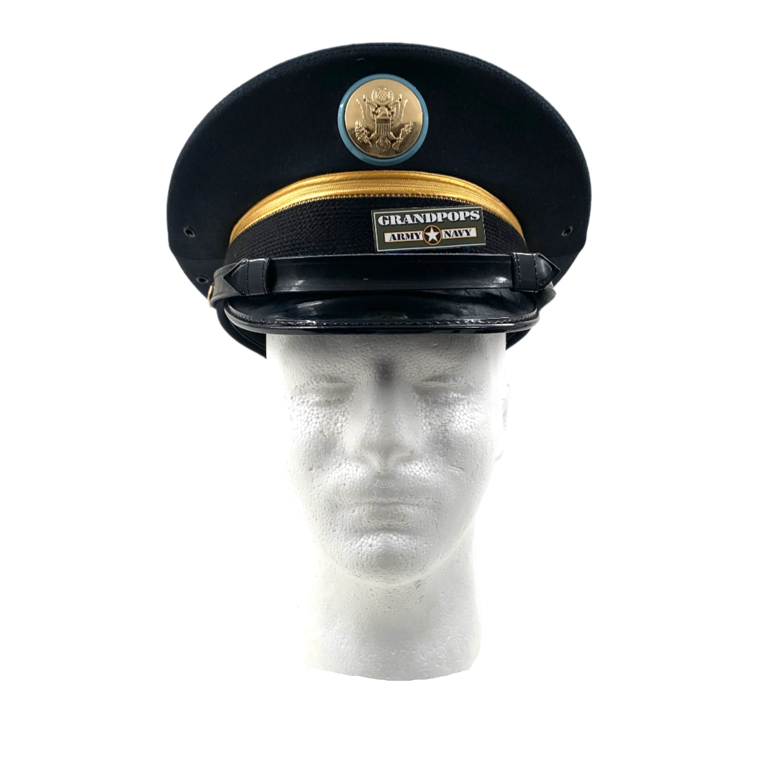 army dress blue hat enlisted U.S. ASU Visor Cap