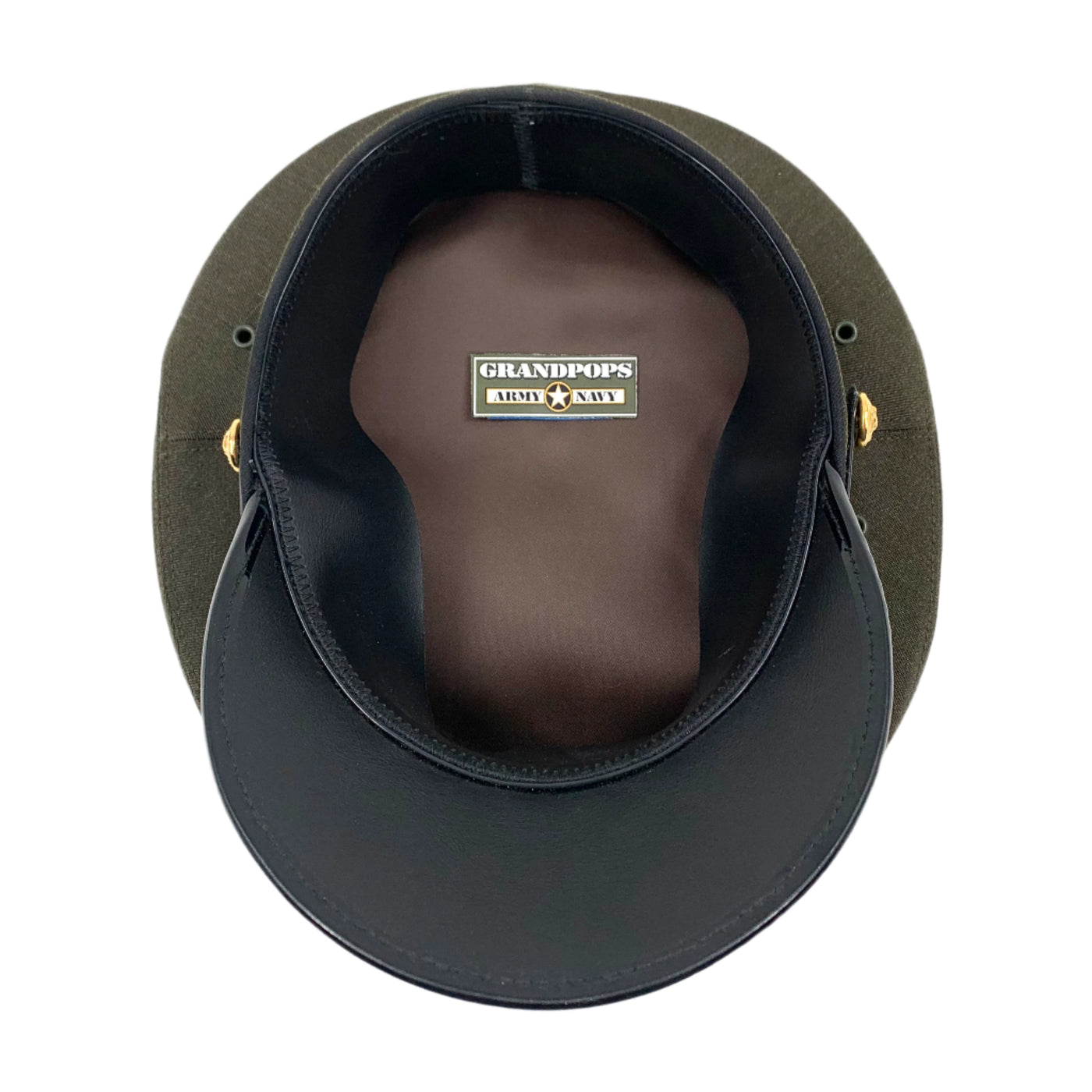 U.S. Marine Corps Enlisted Alpha Dress Uniform Visor Cap GRANDPOPSARMYNAVY U.S. Marine Corps Enlisted Alpha Dress Uniform Visor Cap GRANDPOPSARMYNAVY