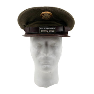 WW2 U.S. Army Service Dress Uniform Visor Cap