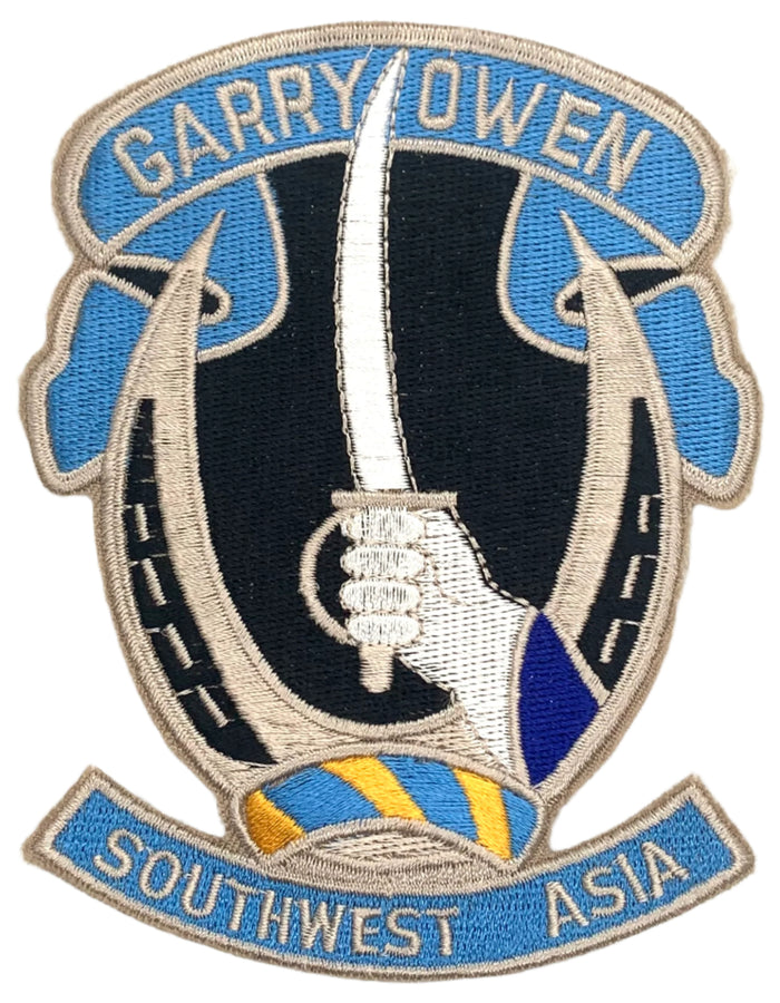 U.S. Army 7th Cavalry Division Garry Owen Southwest Asia Patch