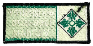 U.S. Army 4th Infantry Division Vietnam Veteran 1966-1970 Patch