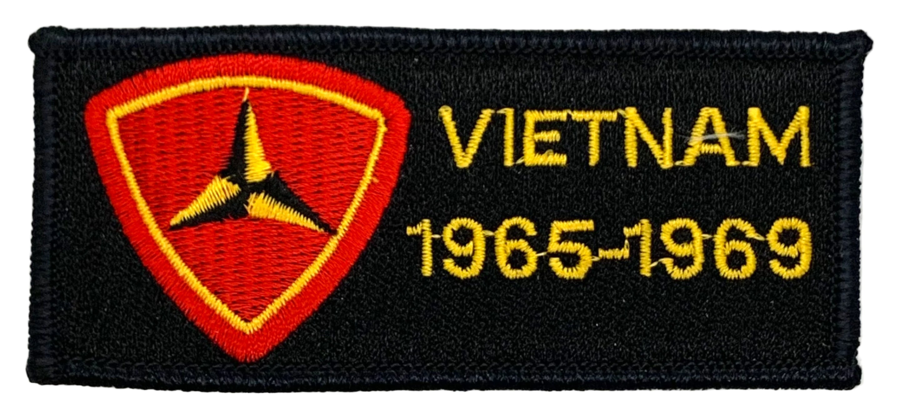 USMC 3rd Marine Division Vietnam Veteran 1965-1969 Patch USMC 3rd Marine Division Vietnam Veteran 1965-1969 Patch