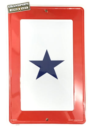 Blue Star Service Sign