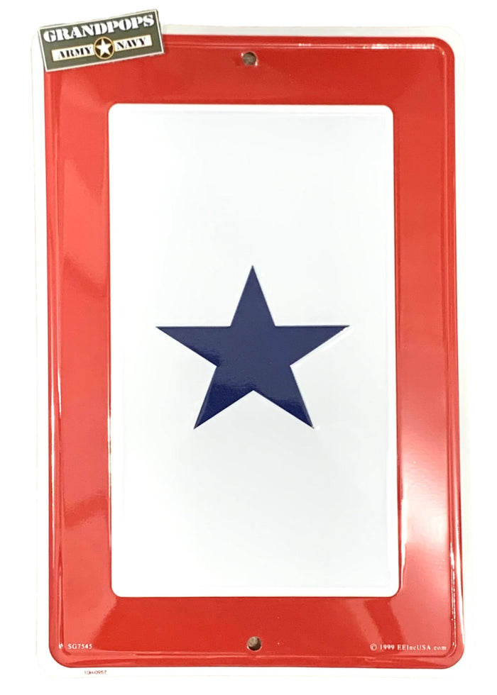 Blue Star Service Sign