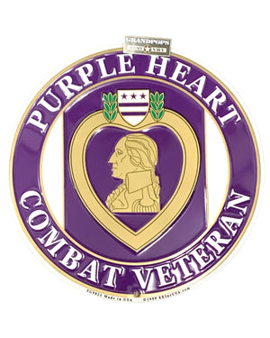 Purple Heart Combat Veteran Sign