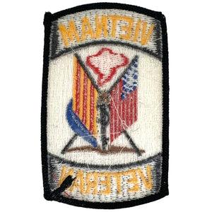 Vietnam War Veteran Flags Patch