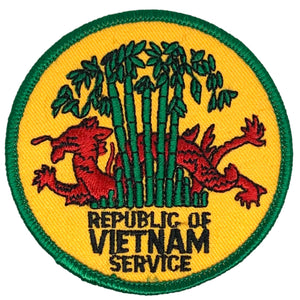 Vietnam War Veteran Republic of Vietnam Service Patch