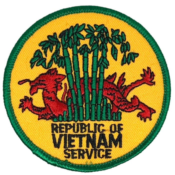 Vietnam War Veteran Republic of Vietnam Service Patch