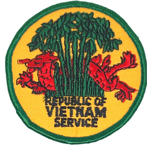 Vietnam War Veteran Republic of Vietnam Service Patch