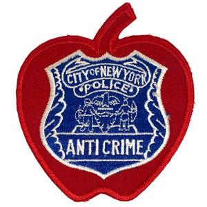 City of New York Police Anti Crime Big Apple Patch