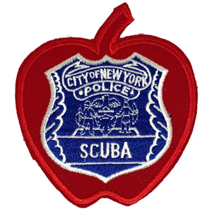 City of New York Police Scuba Big Apple Patch