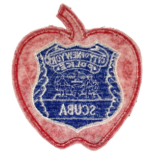 City of New York Police Scuba Big Apple Patch