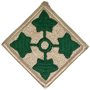 U.S. Vietnam War-Era Army 4th Infantry Division Patch
