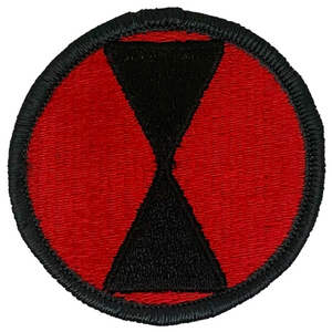 U.S. Vietnam War-Era Army 7th Infantry Division Patch