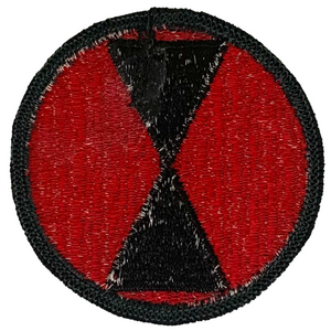 U.S. Vietnam War-Era Army 7th Infantry Division Patch