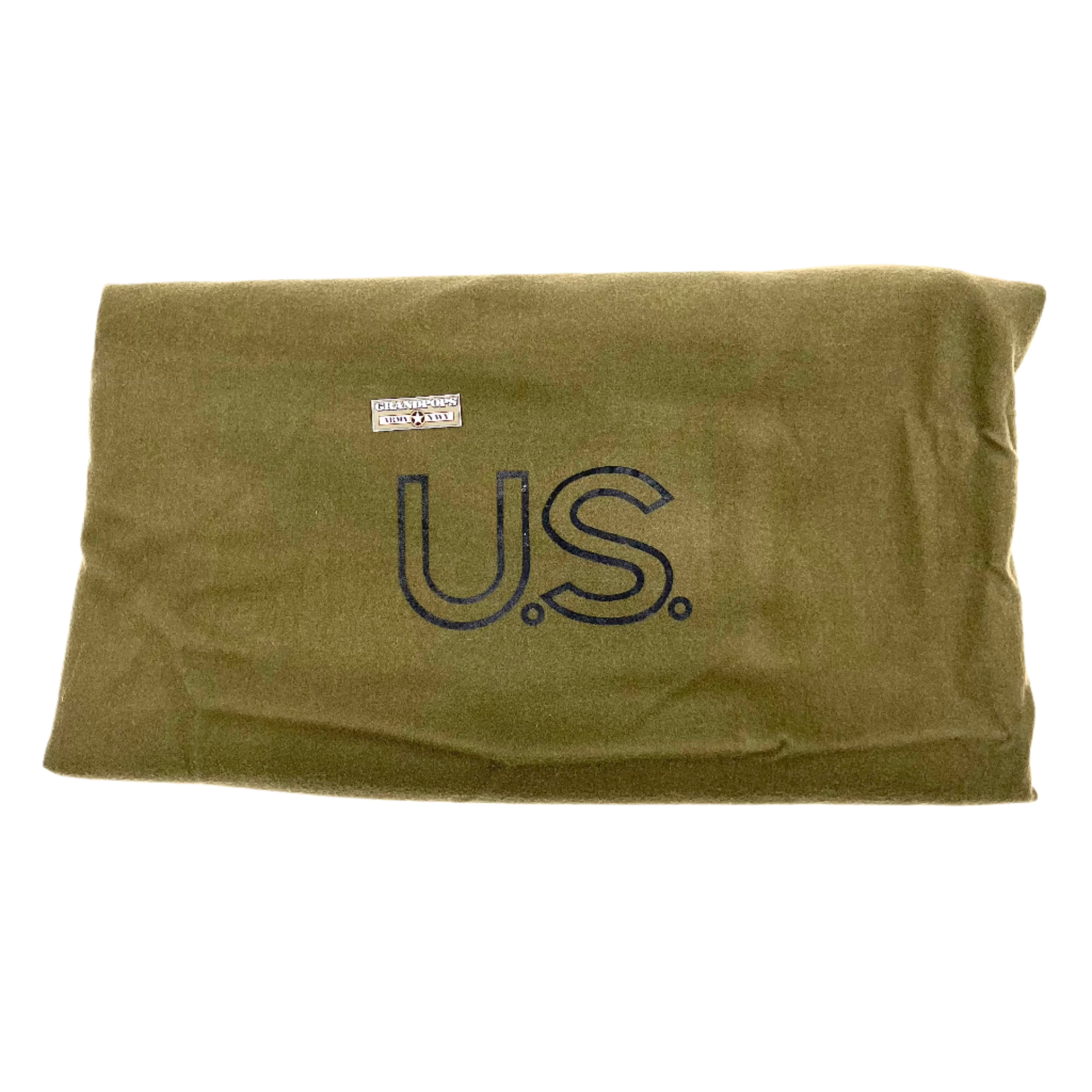 U.S. Original OD Green OG 118 Serge 100% Wool Blanket 66