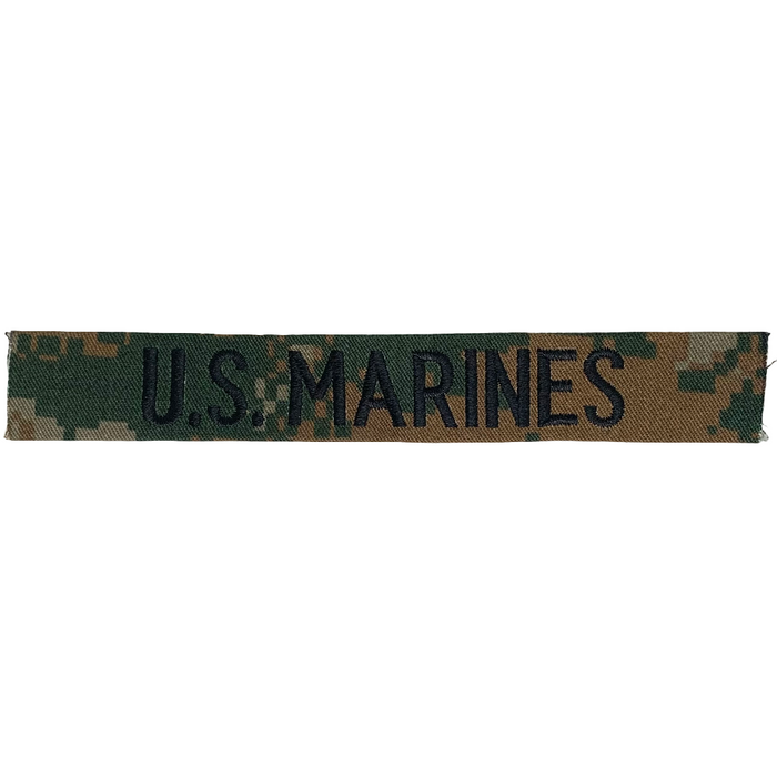 U.S. MARINE CORPS TAPE MARPAT-WOODLAND REGULATION BRANCH PATCH SEW-ON