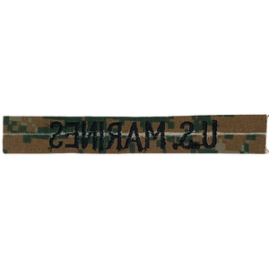 U.S. MARINE CORPS TAPE MARPAT-WOODLAND REGULATION BRANCH PATCH SEW-ON