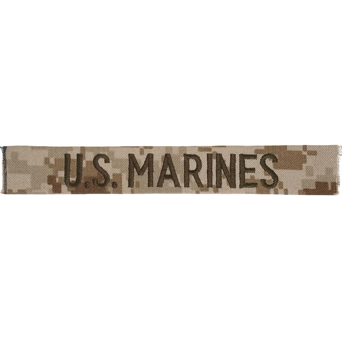 U.S. MARINE CORPS TAPE MARPAT-DESERT REGULATION BRANCH PATCH SEW-ON