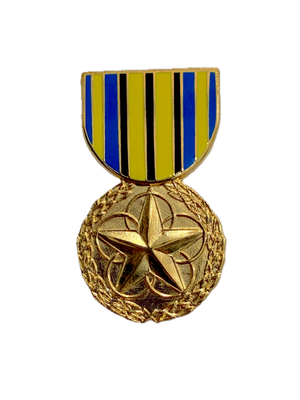 Outstanding Volunteer Medal Service Ribbon Pin