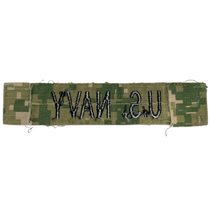 U.S. NAVY TAPE NWU-3 REGULATION BRANCH PATCH SEW-ON