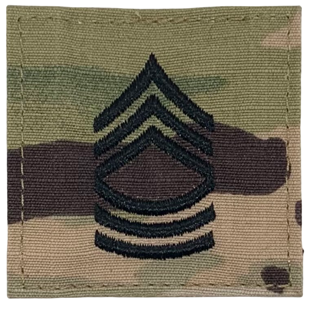U.S. Army E-8 Master Sergeant OCP Regulation Rank Patch – GRANDPOPSARMYNAVY